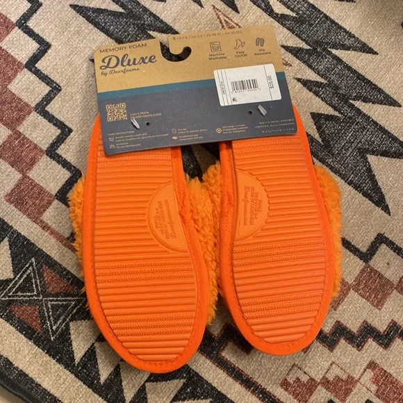 Orange pumpkin slippers - Picture 2 of 2